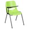 Flash Furniture Green Ergonomic Shell Chair with Right Handed Flip-Up Tablet Arm RUT-EO1-GN-RTAB-GG - alternate 3